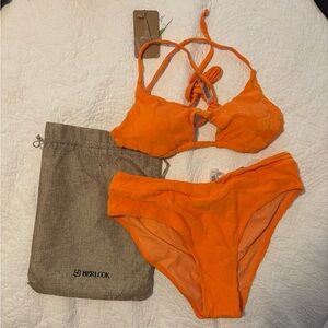 Berrlook Orange Bikini Set